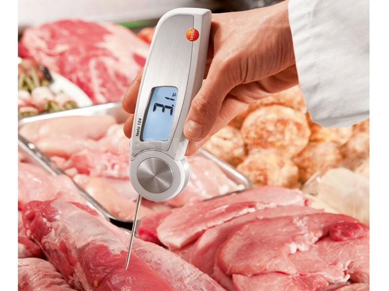 Testo Waterproof Folding Food Thermometer 104