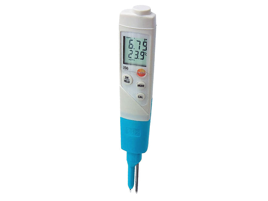 Testo pH Meter For Semi Solid 206-pH2 — Testntools