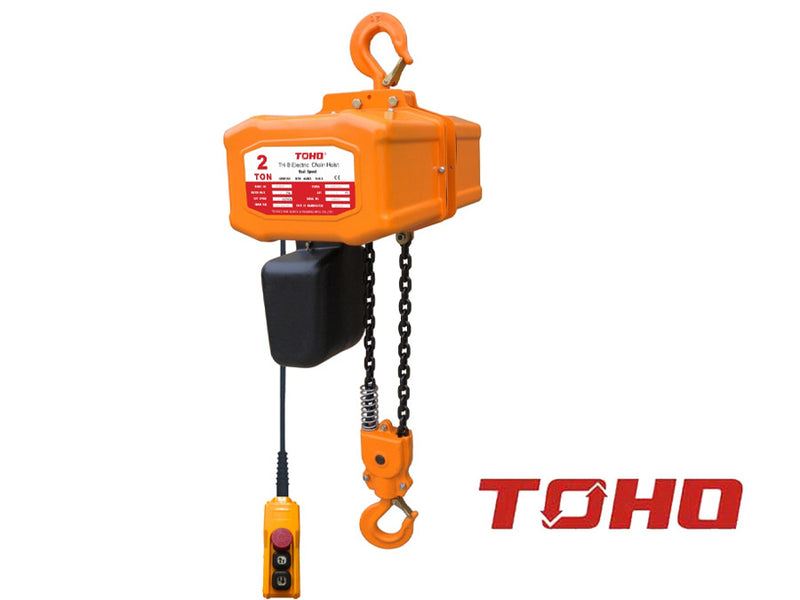 Toho Electric Chain Hoist 3m 2 Ton 1 Phase Dual Speed TECH-2SP-0203