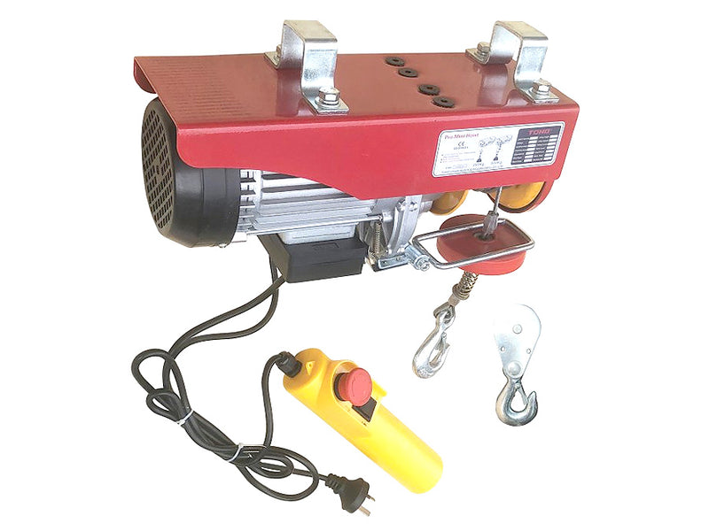 Toho Electric Hoist 230V Wire Rope 12m 500Kg TPMEH500