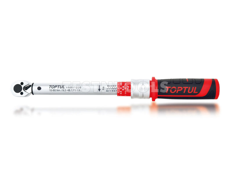 Toptul Torque Wrench 3/8" Drive 10-60Nm ANBV1206