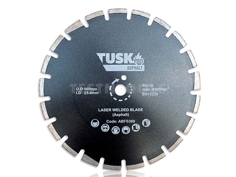 Tusk Asphalt Floor Saw Blade 360mm ABFS360