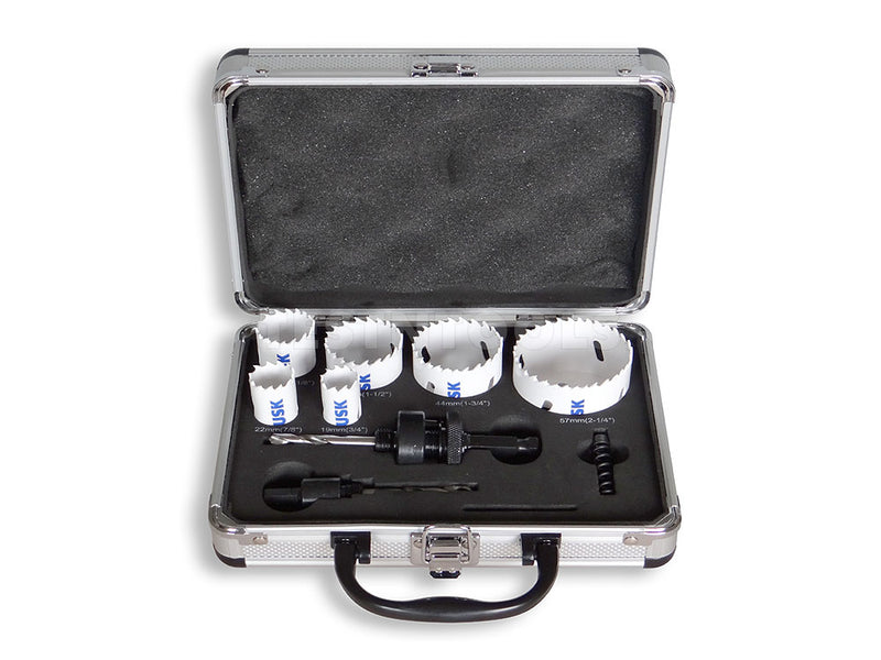 Tusk Bi-Metal Hole Saw Set For Plumber 19mm - 57mm 6 Piece BMH6P