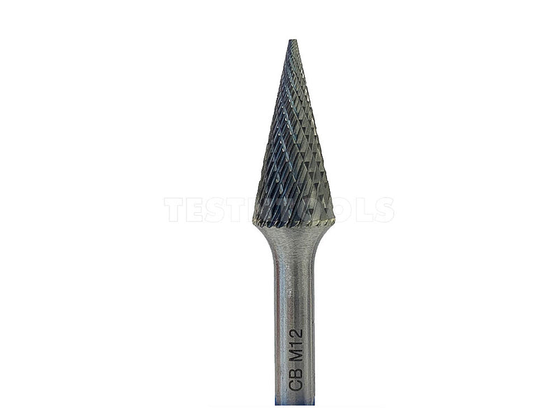 Tusk Carbide Burr 10mm x 6mm Point Cone CBM10