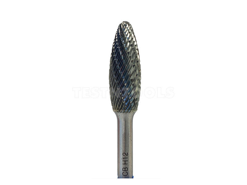 Tusk Carbide Burr 12mm x 6mm Flame CBH12
