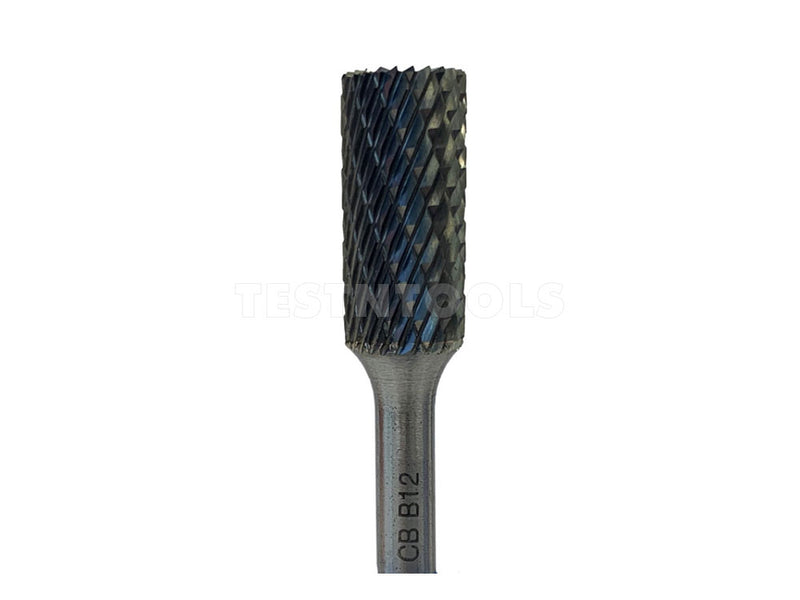 Tusk Carbide Burr 8mm x 6mm Cylinder End Cut CBB8