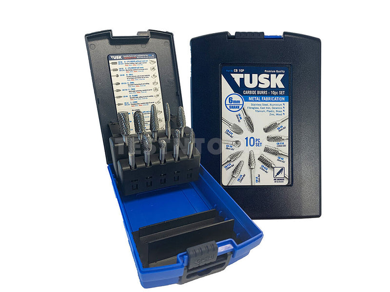 Tusk Carbide Burr Set 10 Piece CB10P