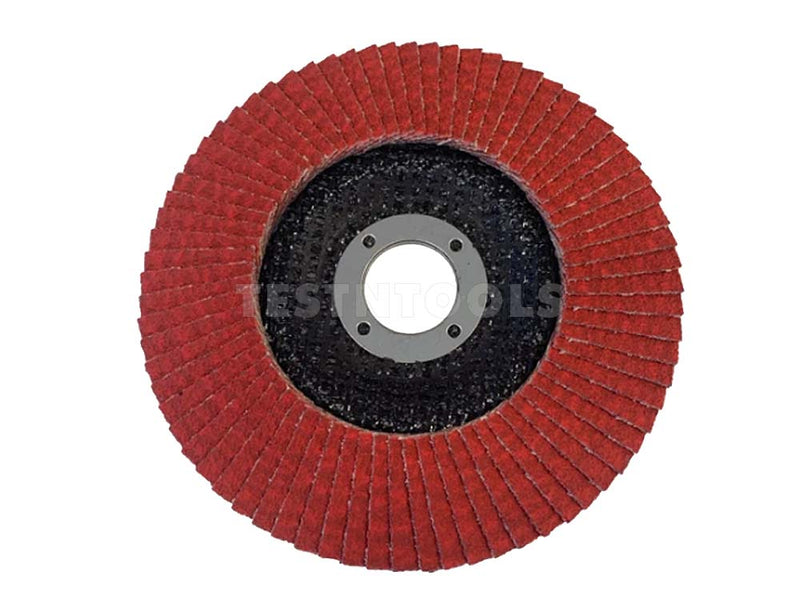 Tusk Ceramic Flap Disc 115mm 120 Grit CFD115120