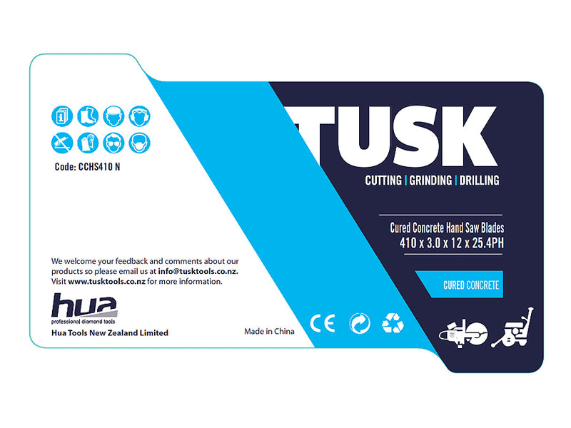 Tusk Cured Concrete Hand Saw Blade 410mm Normal CCHS410N
