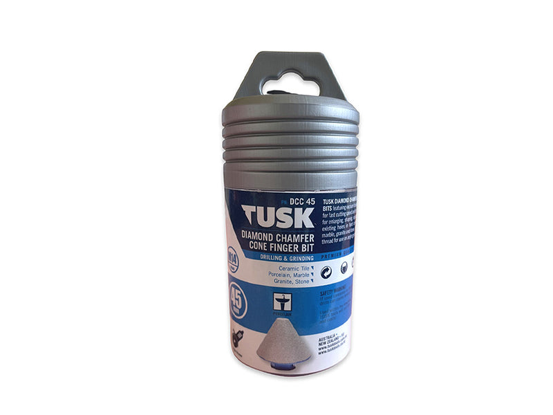 Tusk Diamond Finger Bit M14 x 45mm Chamfer Cone DCC45
