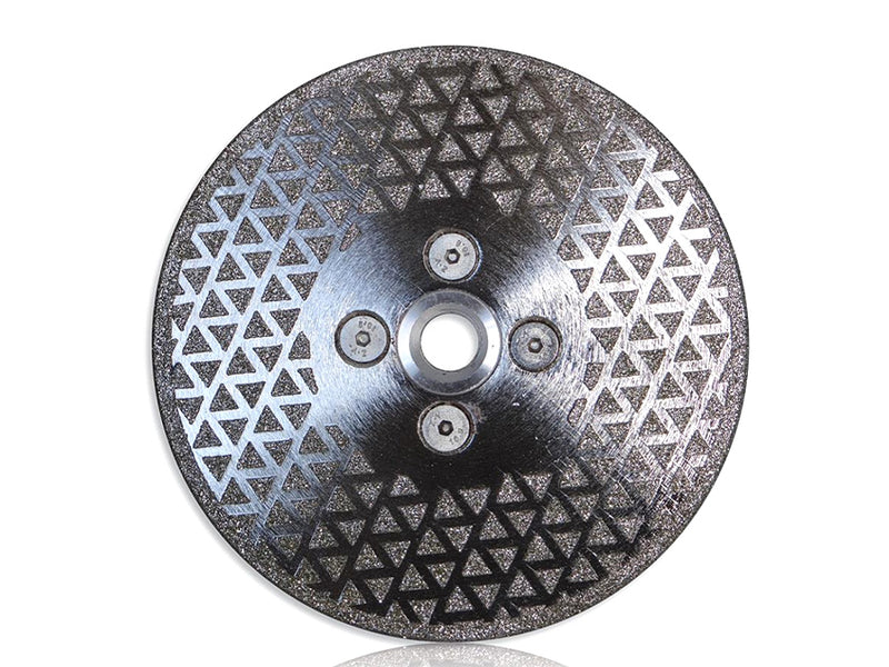 Tusk Electroplate CG Blade with Flange 125mm TCEF125