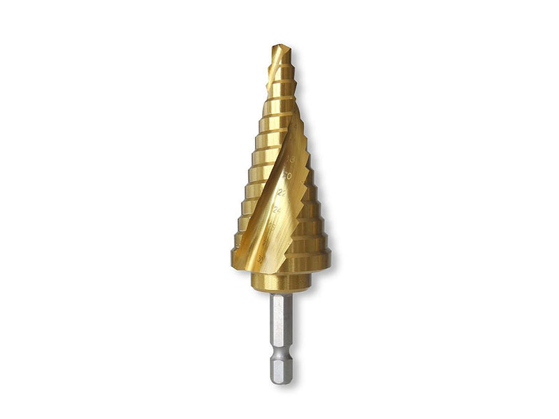 Tusk HSS Step Drill Bit 6mm - 30mm QC Hex HSD30H