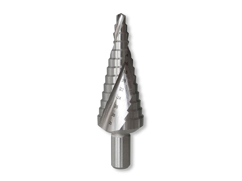 Tusk HSS Step Drill Bit 6mm - 30mm Straight Shank HSD30S