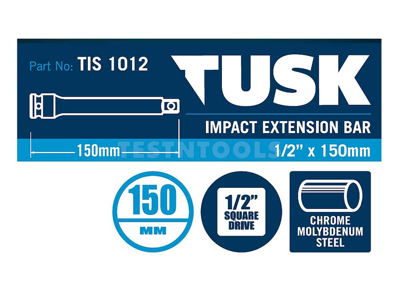 Tusk Impact Extension Bar 1/2" Drive 150mm TIS1012