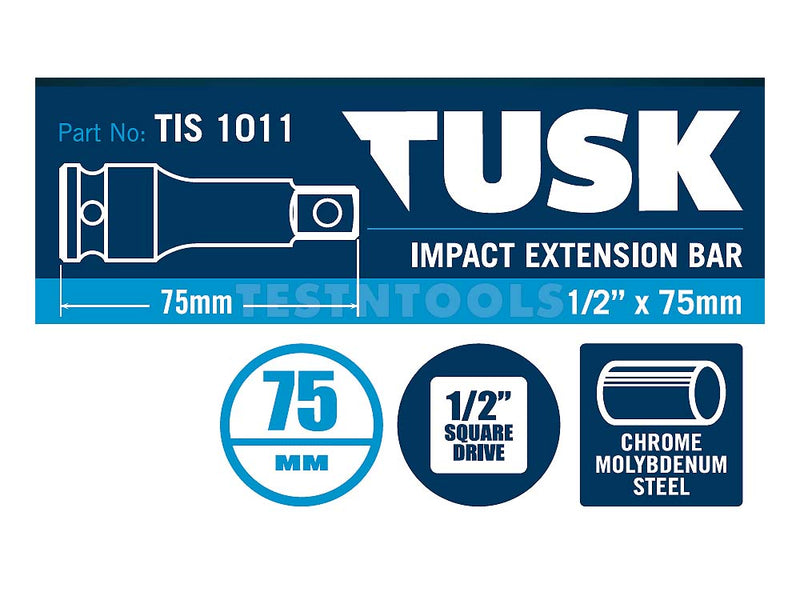Tusk Impact Extension Bar 1/2" Drive 75mm TIS1011