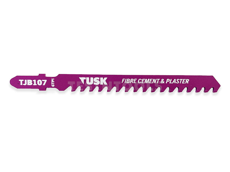 Tusk Jigsaw Blade for Fibercement 100mm 6TPI 2 Piece TJB107