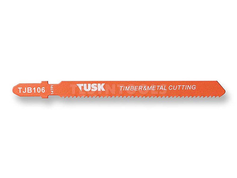 Tusk Jigsaw Blade for Timber & Metal 100mm 14TPI 2 Piece TJB106