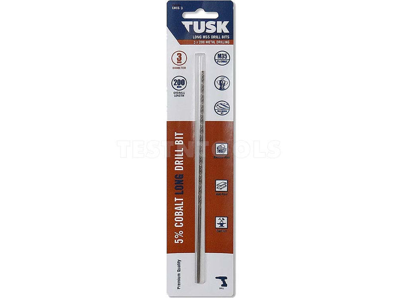 Tusk Metal Drill Bit HSS 10mm x 200mm LHSS10
