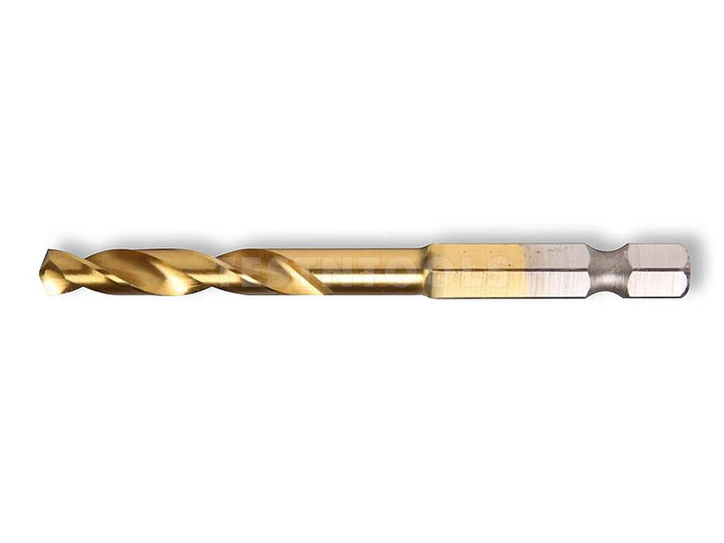 Tusk Metal Drill Bit QC Hex 3.5mm TiN Coated MHI3.5
