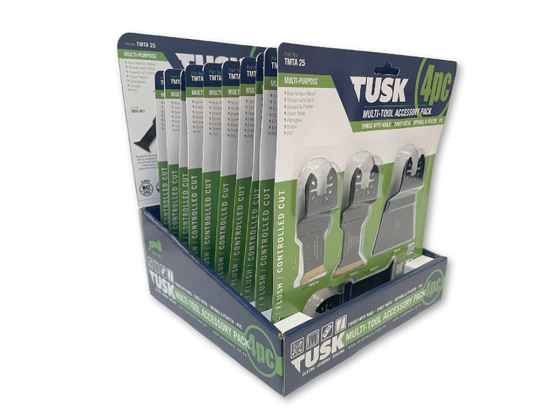 Tusk Multi-tool Bi-Metal Blade Set 4 Piece 10 Pack TMTA25