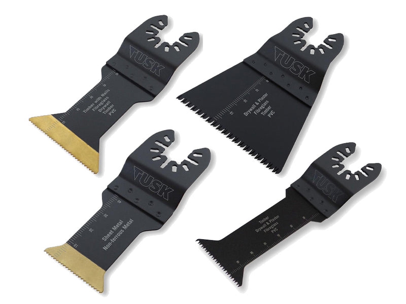 Tusk Multi-tool Bi-Metal Blade Set 4 Piece 10 Pack TMTA25