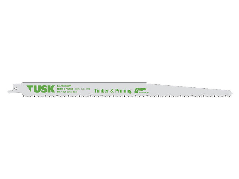 Tusk Sabre Saw Blade For Timber & Pruning 300mm 5 Piece TRB300TP