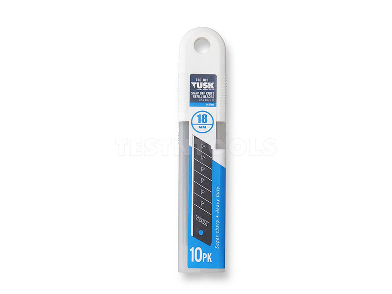 Tusk Snap Off Knife Blade 18mm 10 Piece TSO182