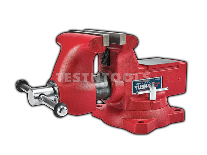 Tusk Swivel Vice with Anvil and Pipe Jaw 165mm TBVSV165