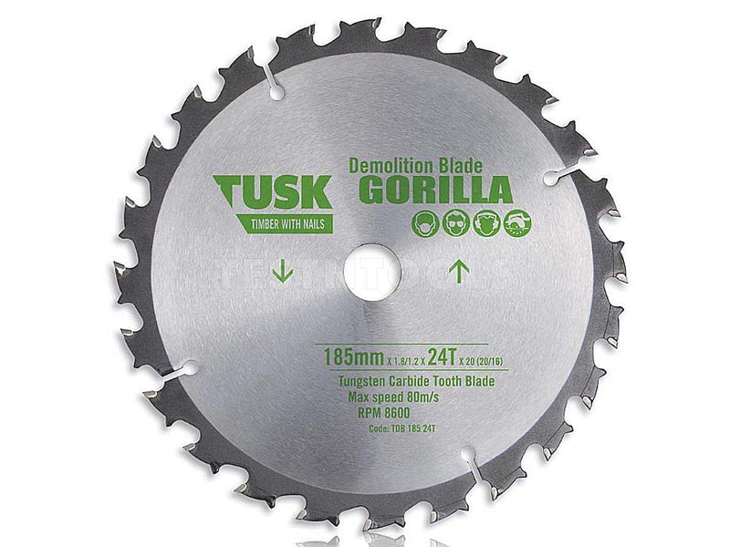 Tusk TCT Demolition Blade 235mm TDB23530T