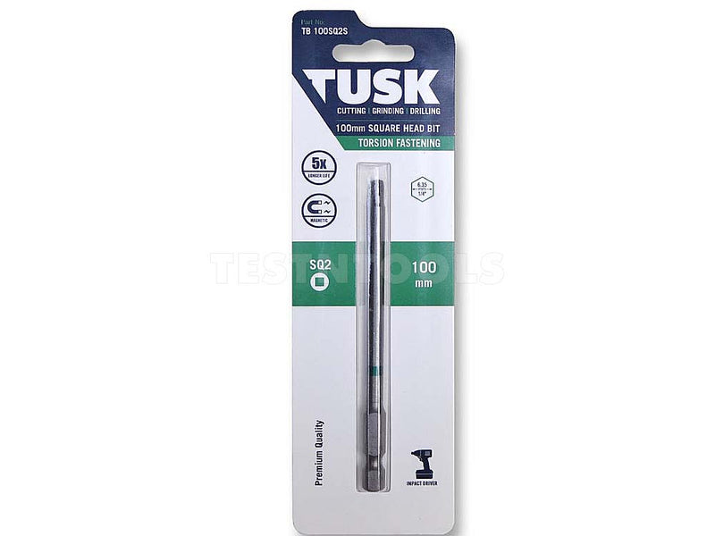 Tusk Torsion Bit 100mm x SQ2 TB100SQ2S