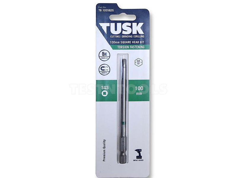 Tusk Torsion Bit 100mm x SQ3 TB100SQ3S