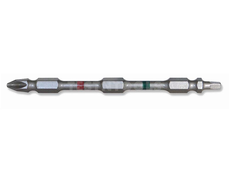 Tusk Torsion Bit Double Ended 100mm x PH2+SQ2 TB100PS2x1