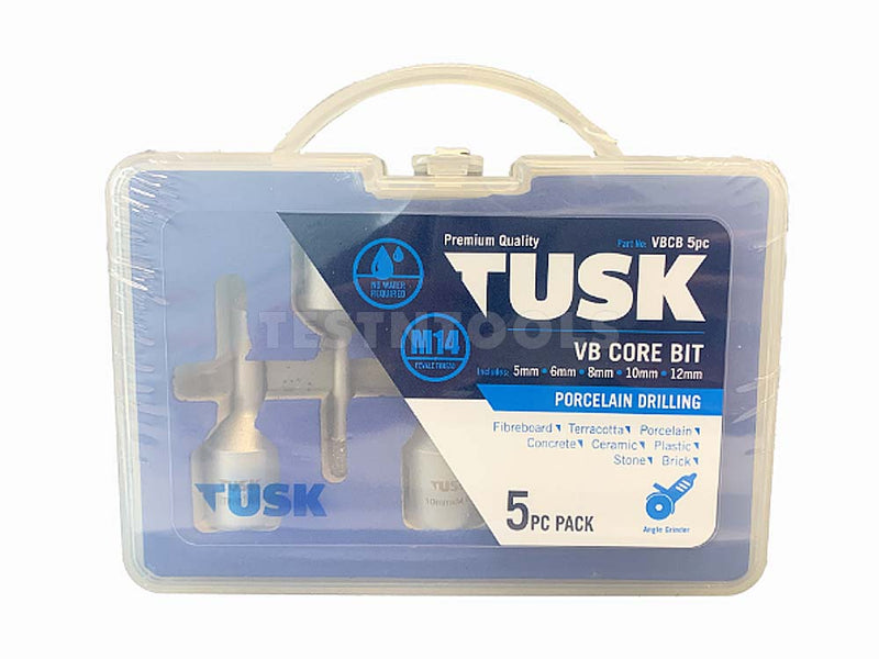 Tusk VB Diamond Core Bits Set 5 Piece VBCB5PC