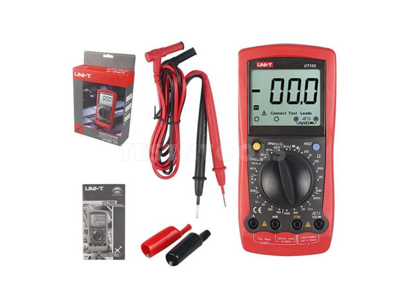 UNI-T Automotive Handheld Multimeter AC DC Voltmeter UT105