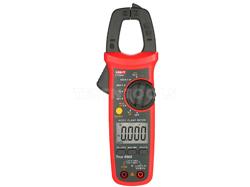 UNI-T Digital Clamp Meter 600A ACDC UT204+
