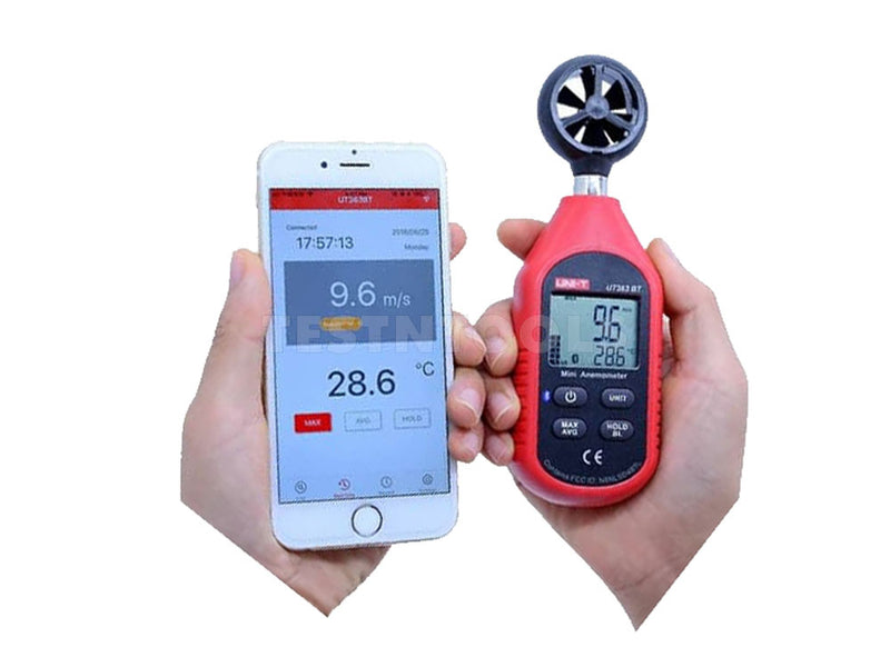 UNI-T Digital Mini Anemometer Wind Speed Meter UT363BT