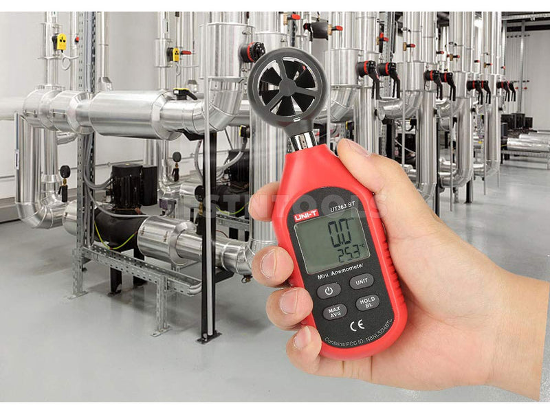 UNI-T Digital Mini Anemometer Wind Speed Meter UT363BT