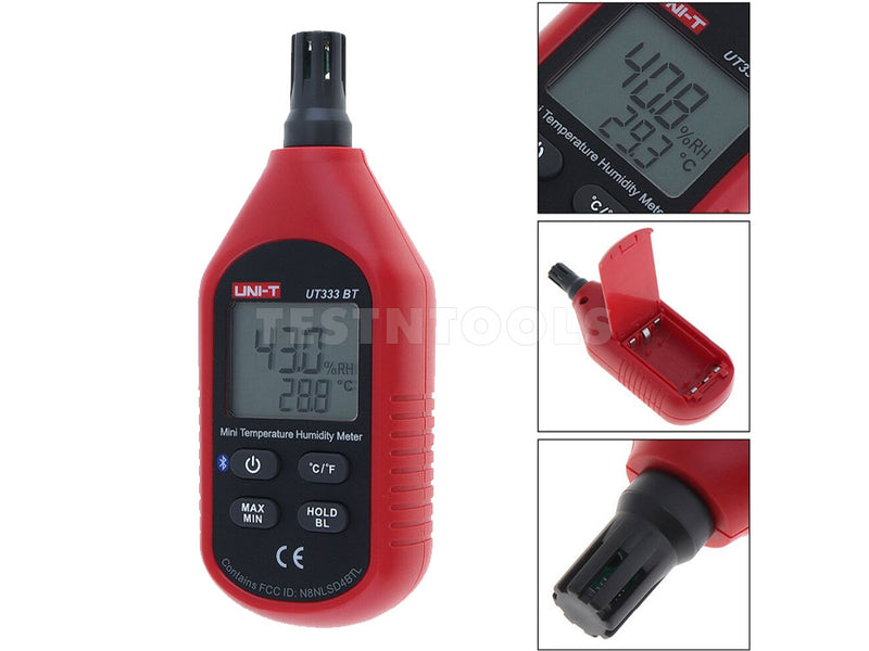UNI-T Digital Mini Temperature Humidity Meter UT333BT