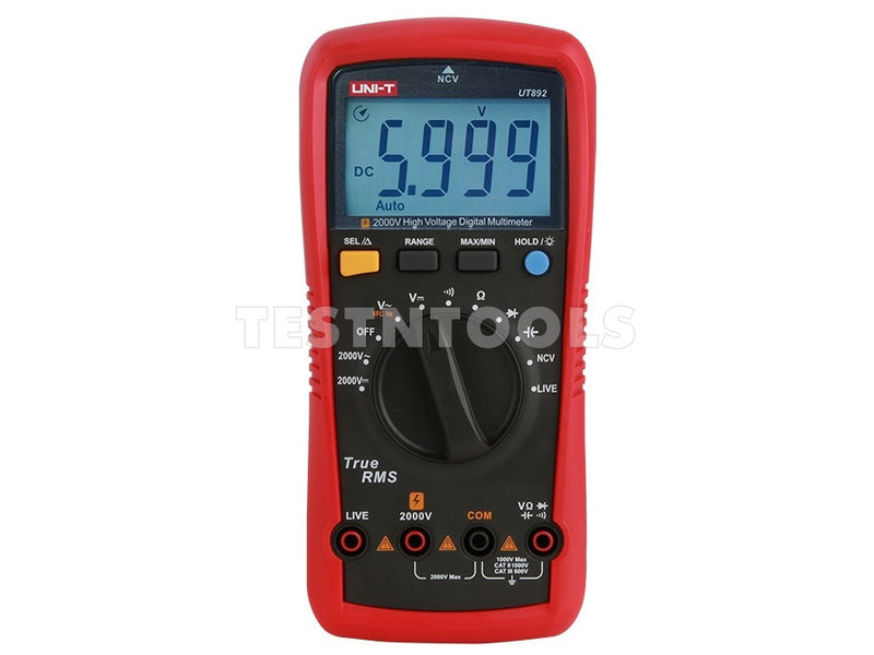 UNI-T High Voltage Digital Multimeter 2000V ACDC UT892