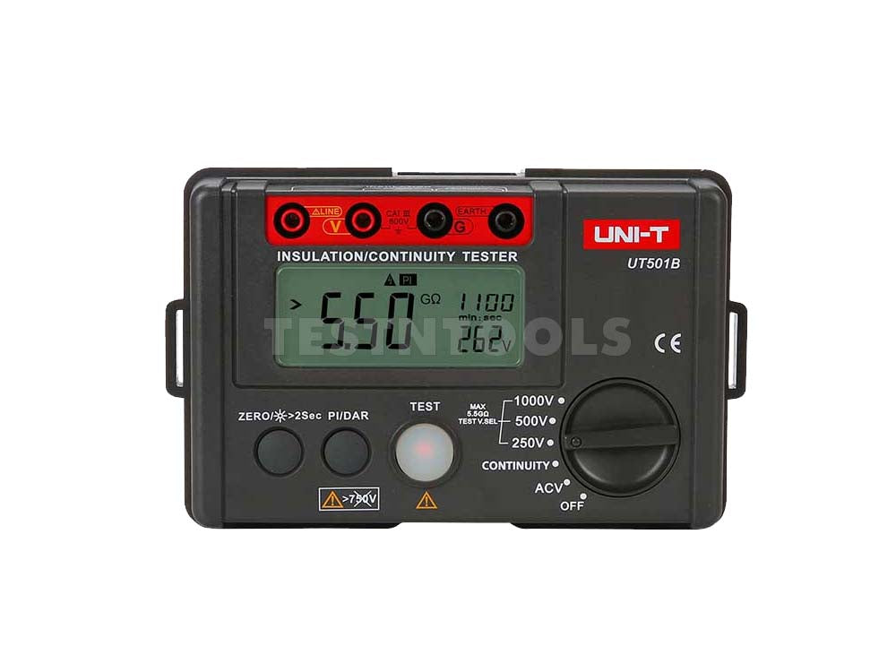 UNI-T Insulation Resistance Tester 250V - 1000V UT501B — Testntools