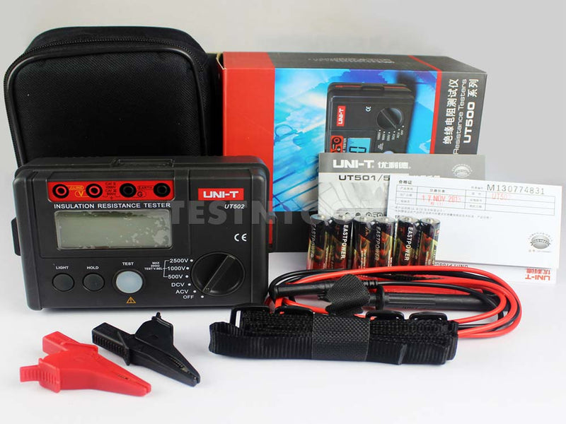 UNI-T Insulation Resistance Tester 500V - 2500V UT502A