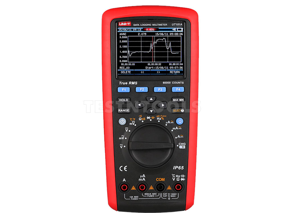 Multimeeter Interface UNI-T True RMS Datalogging Multimeter With PC Interface UT181A — Testntools