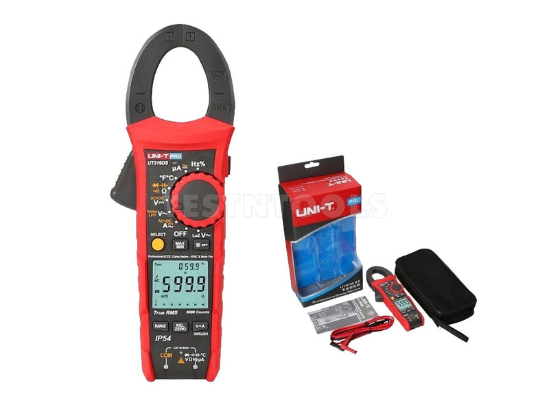 UNI-T True RMS Professional Clamp Meter With LoZ 600A AC DC UT219DS