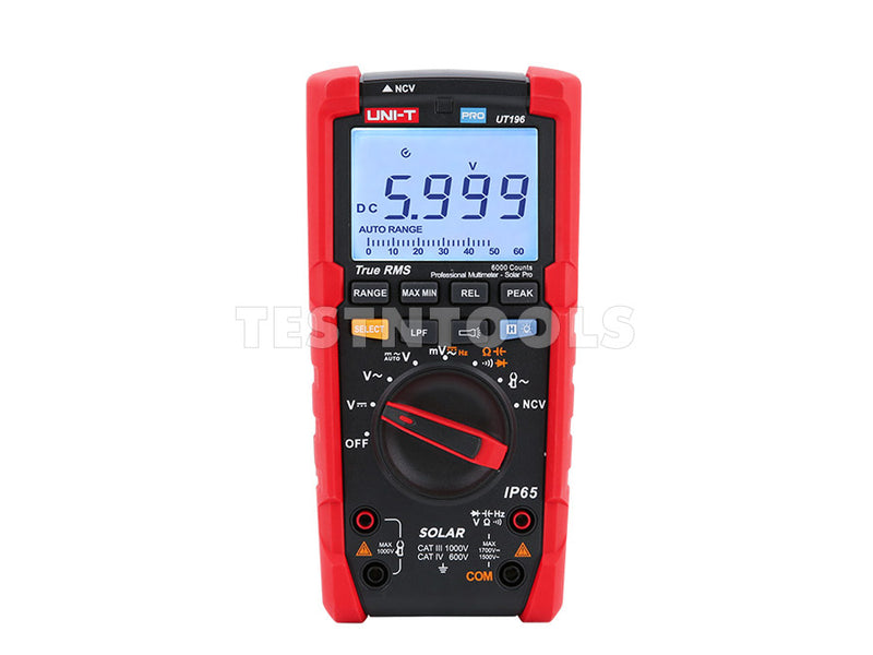 UNI-T True RMS Professional Multimeter Solar Pro UT196