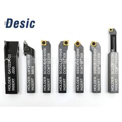 DESIC INDEXABLE TURNING TOOL SET 12MM 7 PIECE