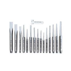 AMPRO PUNCH AND CHISEL SET 16PC PUNC-T29640