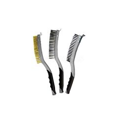 AMPRO STAINLESS STEEL WIRE BRUSH WITH SCRAPER BRUW-T12813