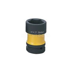 KOKEN IMPACT REAR WHEEL NUT SOCKET 1" DRIVE 41 X 21 X 87MM LONG YELLOW PW8P4121