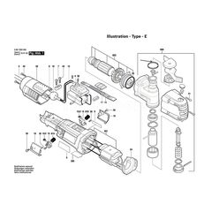 BOSCH GOP300SCE SPARE PART NUMBER 803 - ARMATURE 2604011948