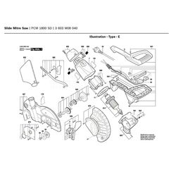 BOSCH PCM1800SD SPARE PART NUMBER 808 - FIELD COIL 240V 1619PA1359